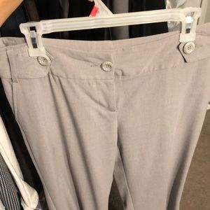 Gray trousers